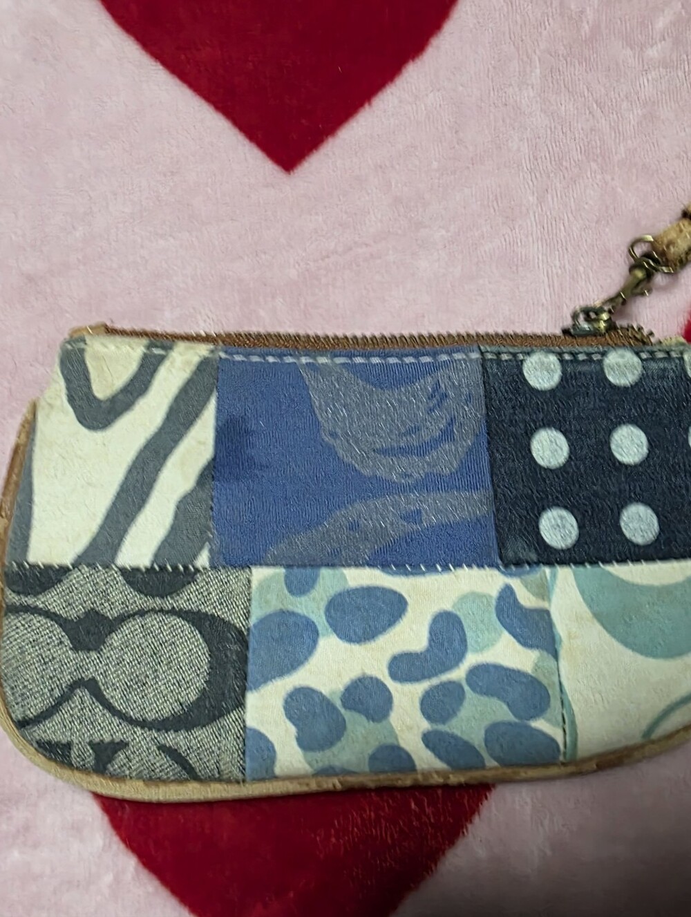 Coach Patchwork Wristlet